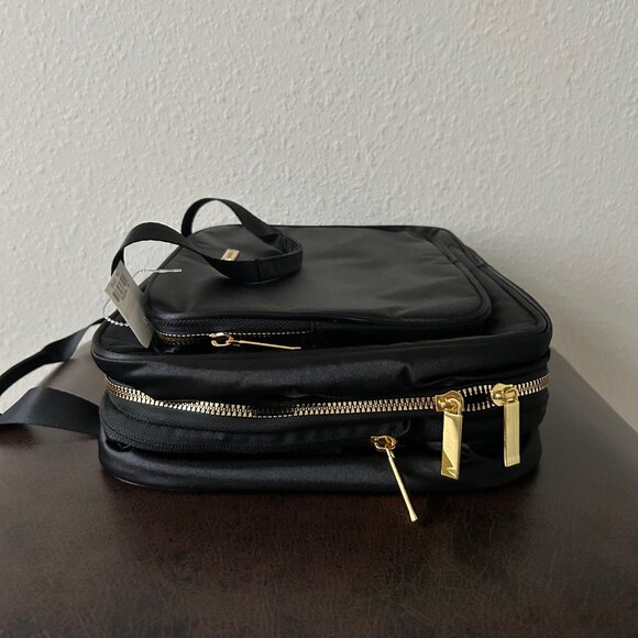 Joy Clean And Chic Expandable Toiletry Case BLACK Satin Finish NWT - Picture 7 of 14